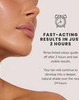 2 HR Express Face Tanning Serum Dark