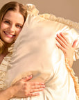 Buttercup Collection - Satin Frilly Pillowcase
