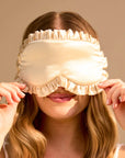 Buttercup Collection - Satin Frilly Sleep Mask
