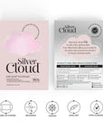 Silver Cloud Pink Satin Pillowcase infused with Silver Ions