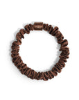 Silver Cloud Skinny Scrunchie - Chocolate X5 Pack