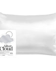 Silver Cloud Silver Satin Pillowcase Infused With Silver Ions