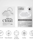 Silver Cloud - Silver Satin Pillowcase Infused With Silver Ions