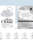 Silver Cloud White Satin Pillowcase infused with Silver Ions