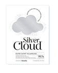 Silver Cloud White Satin Pillowcase infused with Silver Ions