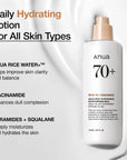 Anua - Rice 70 Intensive Moisturizing Milk