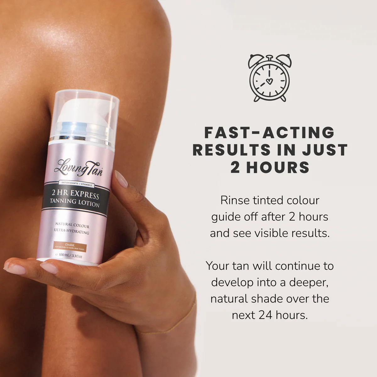 2 HR Express Tanning Lotion Dark