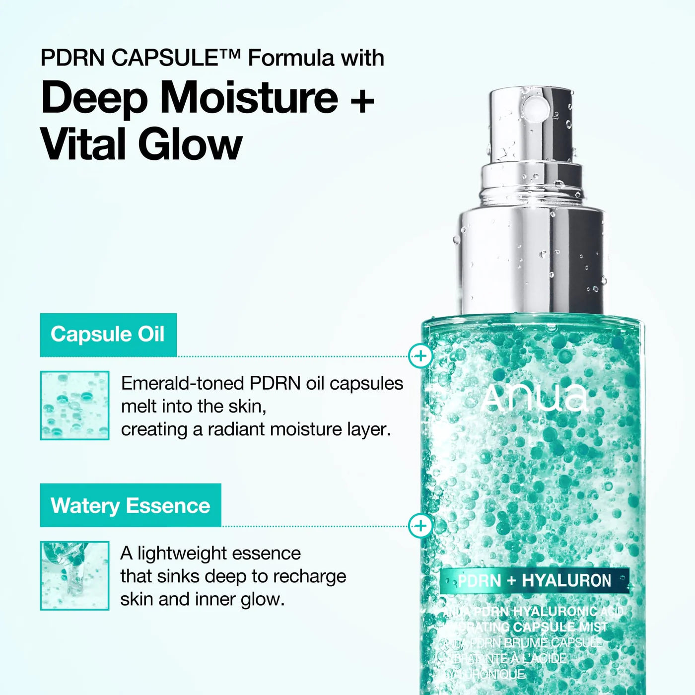 Anua - PDRN Collagen Glow Facial Serum Spray