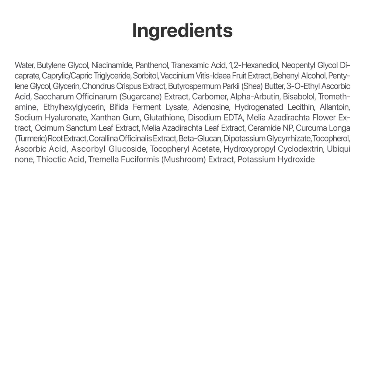numbuzin - No.5+ Glutathione Vitamin Concentrated Serum