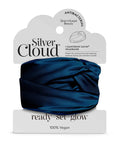 Silver Cloud Satin+ Headband - Santorini Navy