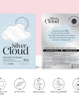 Silver Cloud White Satin Pillowcase infused with Silver Ions