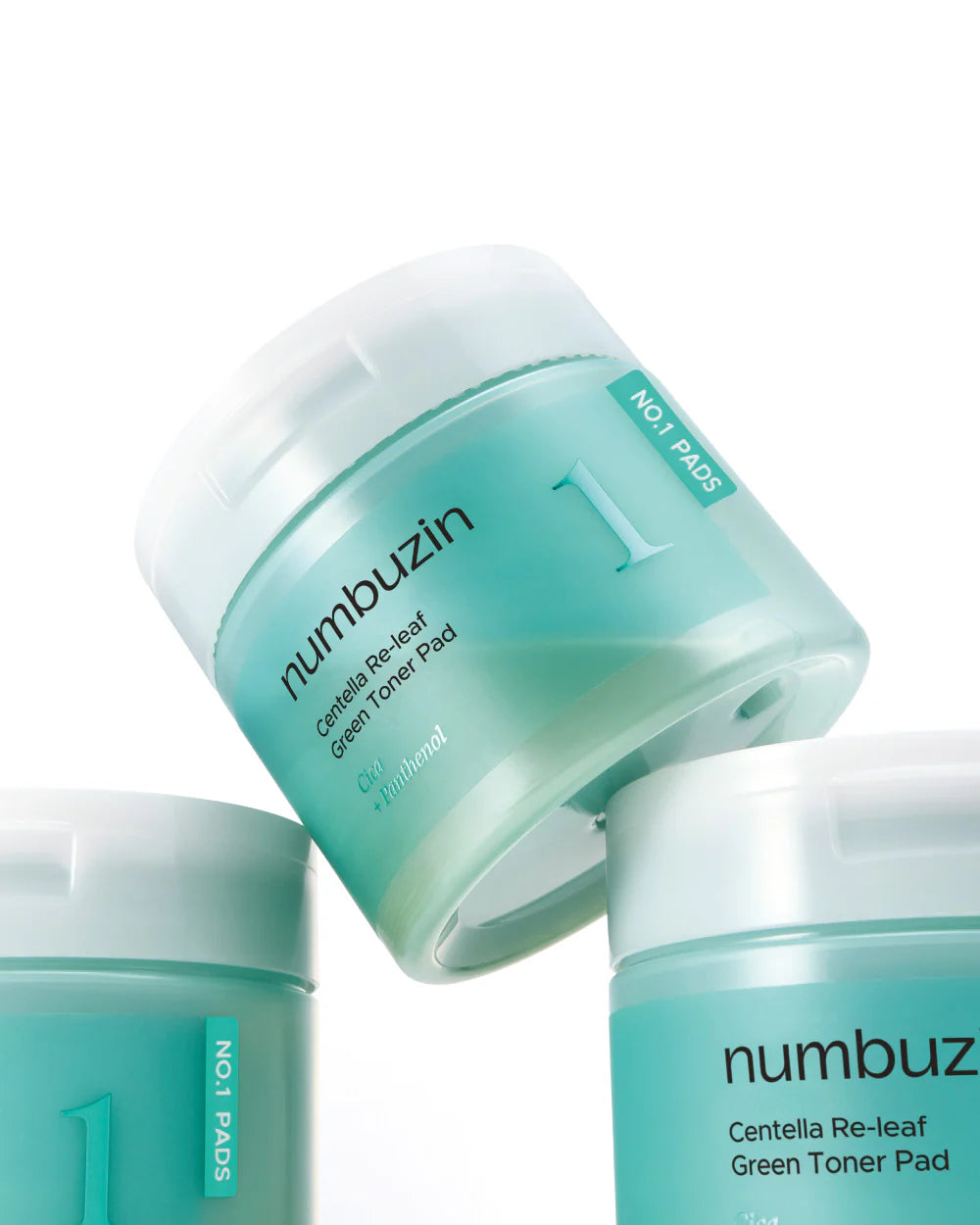 numbuzin - No. 1 Centella Re-Leaf Green Toner Pad