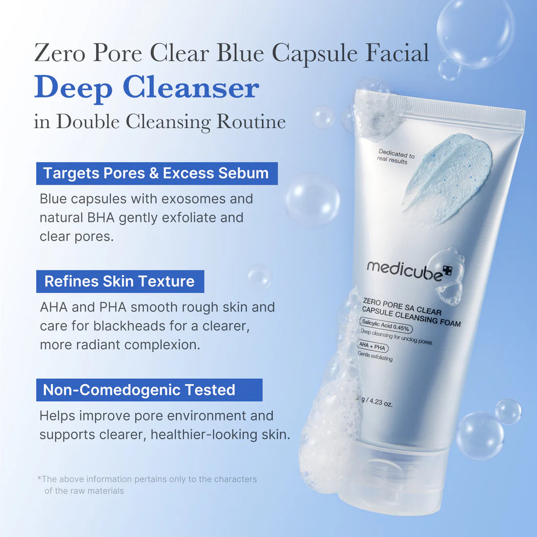 Medicube - Zero Pore SA Clearing Capsule Cleansing Foam