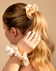 Buttercup Collection - Satin Frilly Scrunchies