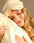 Buttercup Collection - Satin Frilly Sleep Mask