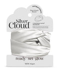 Silver Cloud Satin+ Headband - Santorini White