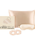 Silver Cloud Caramel Satin Gift Set with Silver Ions
