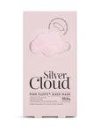 Silver Cloud Fluffy Sleep Mask Infused with Silver Ions – Pink
