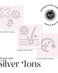 Hair Wrap Infused with Silver Ions - Caramel