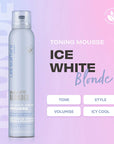 Bleach Blondes Ice White Toning Mousse