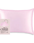 Silver Cloud Pink Satin Pillowcase infused with Silver Ions
