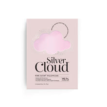 Load image into Gallery viewer, Silver Cloud Pink Satin Pillowcase infused with Silver Ions
