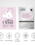 Silver Cloud - Heart Satin Pillowcase Infused With Silver Ions