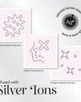 Silver Cloud Contour Sleep Mask Infused with Silver Ions Pink