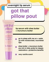 Load image into Gallery viewer, got that pillow pout - overnight lip serum
