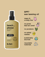 Load image into Gallery viewer, beach please... SPF7 tanning oil
