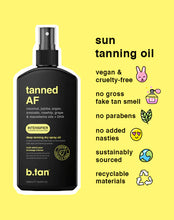Load image into Gallery viewer, tanned AF® tanning oil
