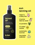 tanned AF® tanning oil